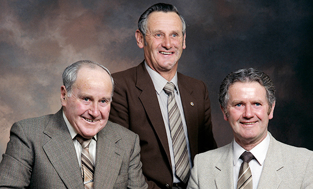 Newman Francis (NF) McDonnell with his two sons Les and Don